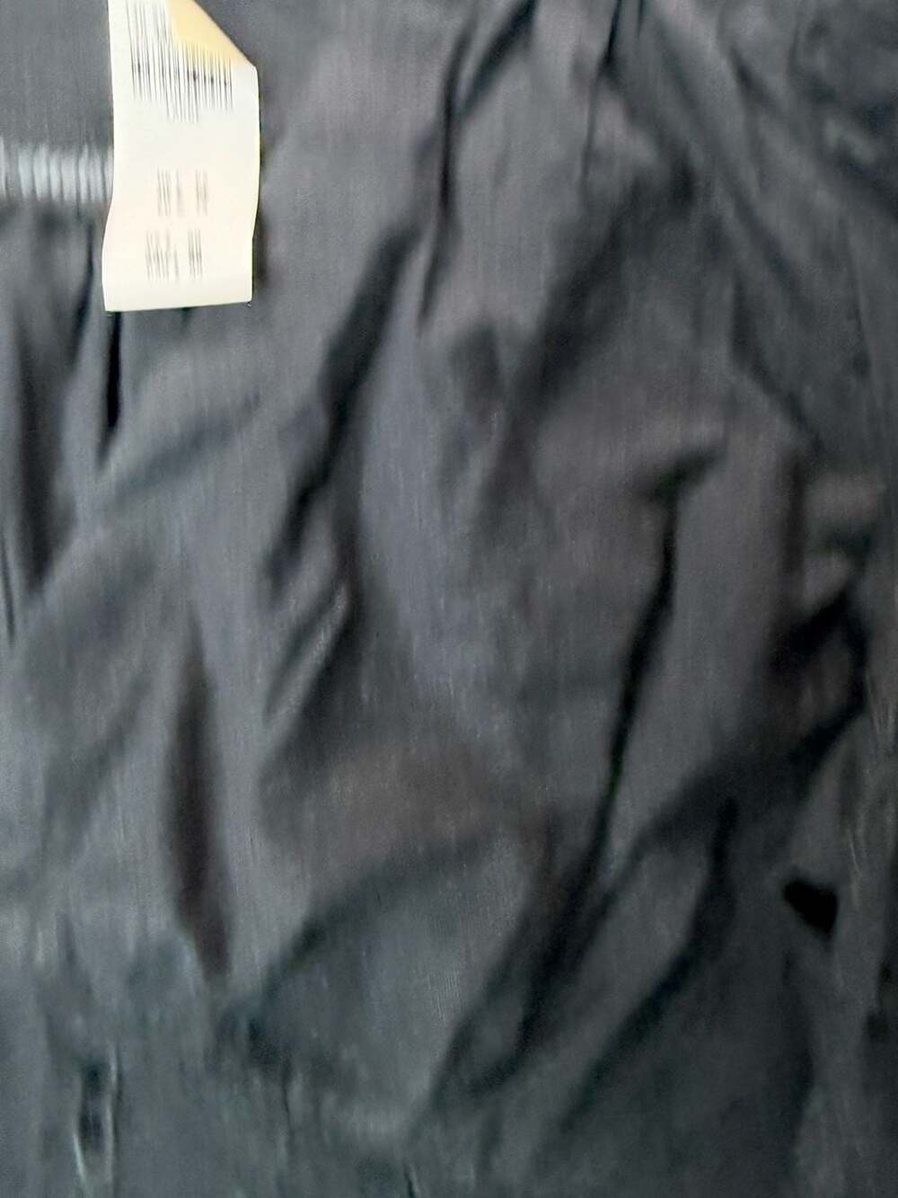 Abercrombie & Fitch Black Long Sleeve Embroidered Smocked Crop Blouse Large NWT - Picture 2 of 5